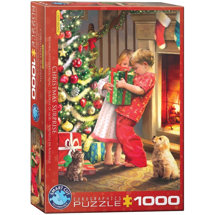 Пъзел Eurographics - Коледна изненада, 1000 части (6000-5640)