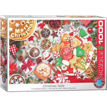 Puzzle Eurographics - Christmas Table, 1.000 piese (6000-5623) Puzzle Eurographics - Christmas Table, 1.000 piese (6000-5623)