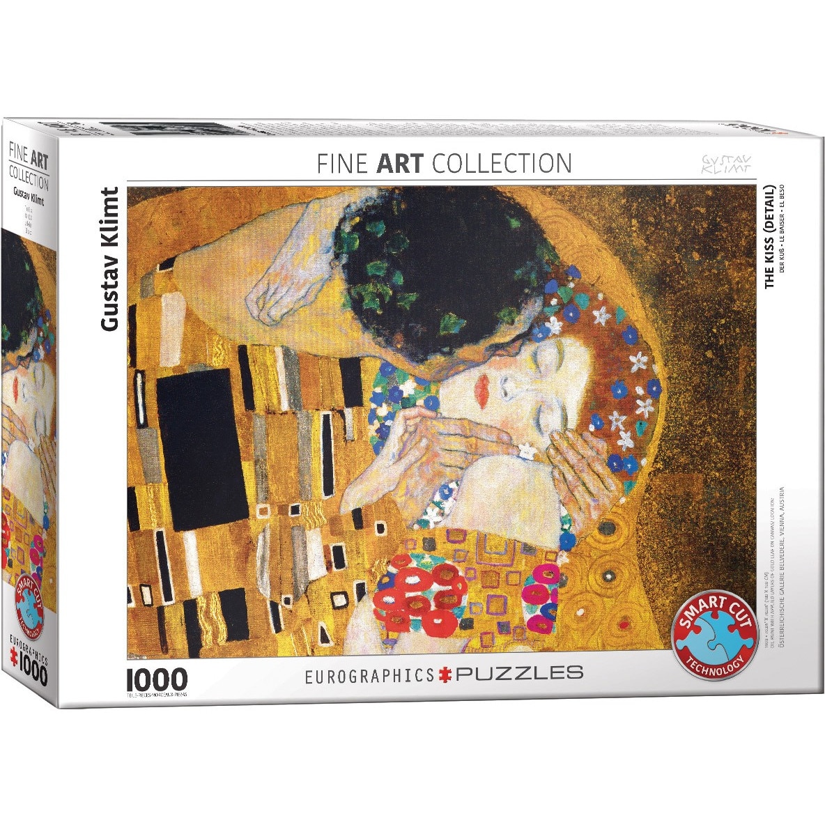 Puzzle Eurographics - Gustav Klimt: The Kiss, 1.000 piese (6000-0142)