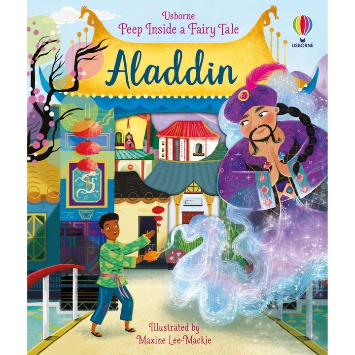 Погледни вътре - Детска книга - Надникни в приказка Аладин