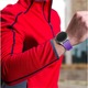 Силиконова каишка 22 мм, съвместима със смарт часовник Samsung Galaxy watch / Samsung Gear S3 46 мм диагонал, 22 мм ширина на каишката, лилав