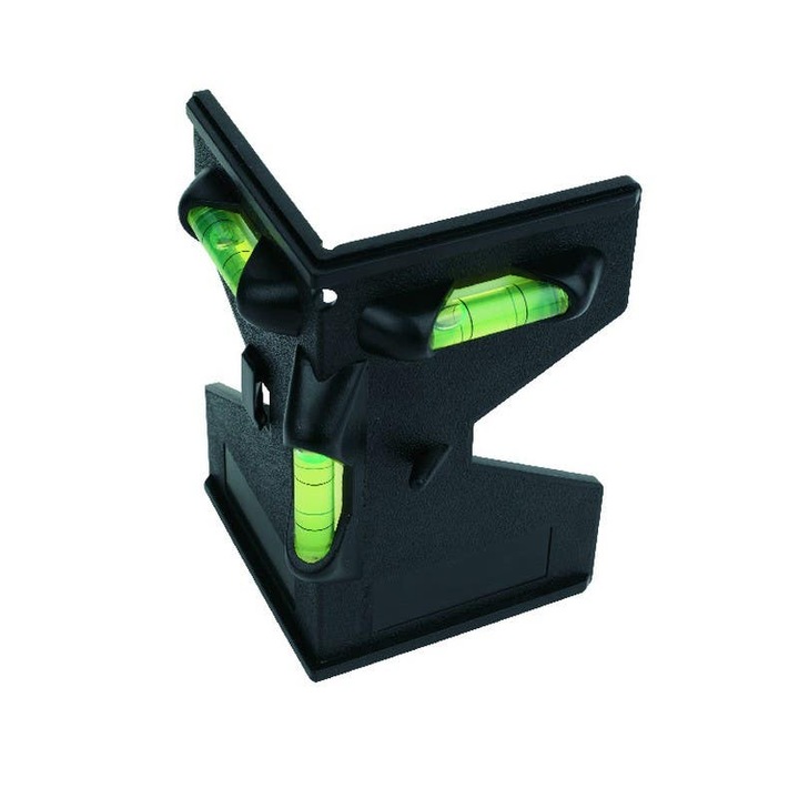 Nivela pentru stalp Site, Kingfisher, 3 unghiuri, 125 x 80 mm