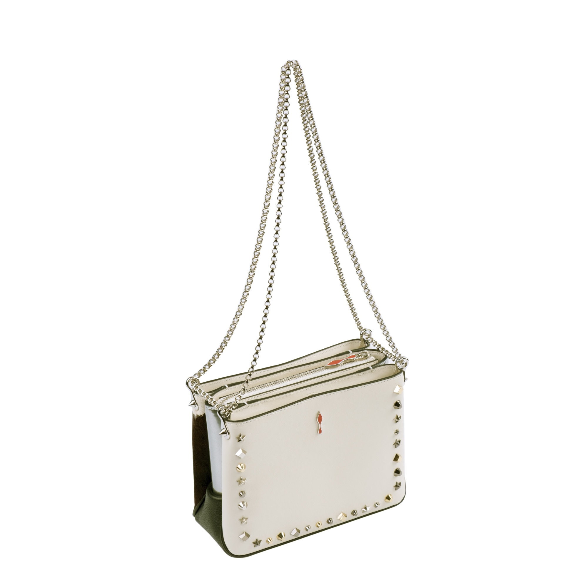 Geanta de umar, Christian Louboutin, Bej