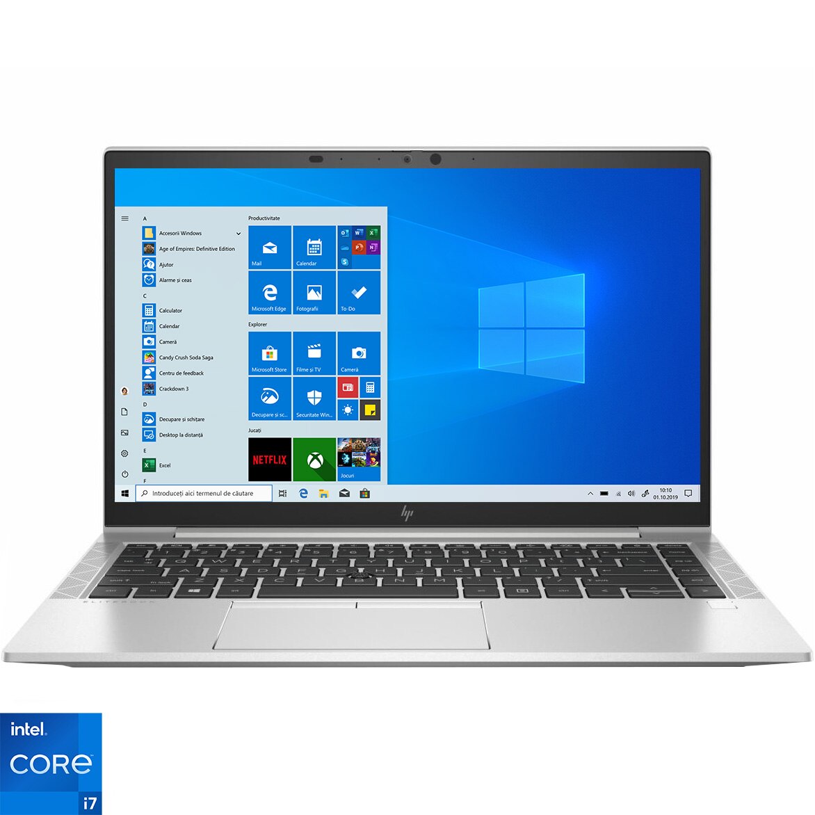 Laptop ultraportabil HP EliteBook 840 Aero G8 cu procesor Intel