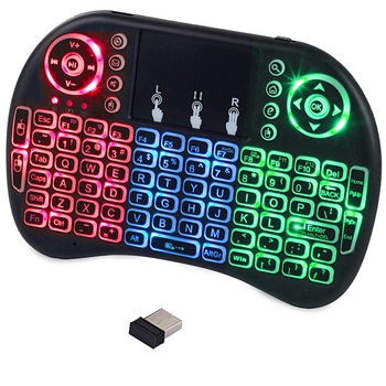 Telecomanda, Tastatura universala QWERTY: TV, Consola Playstation sau XBOX, PC, Tableta, iluminata Telecomanda, Tastatura universala QWERTY: TV, Consola Playstation sau XBOX, PC, Tableta, iluminata