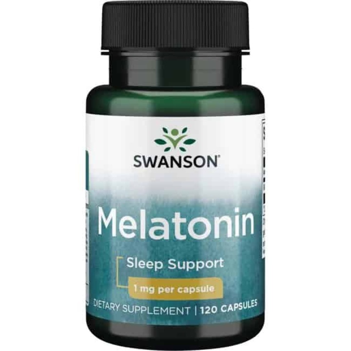 Swanson Melatonin 1 mg 120 kapszula (álmatlanság)