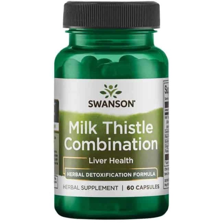 SWANSON máriatövis kombináció ( májtámogatás ) 60 kapszula