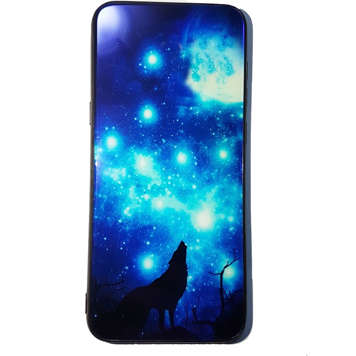 Луксозен стъклен калъф за Samsung Galaxy J5 2017, J530 Blue Sky