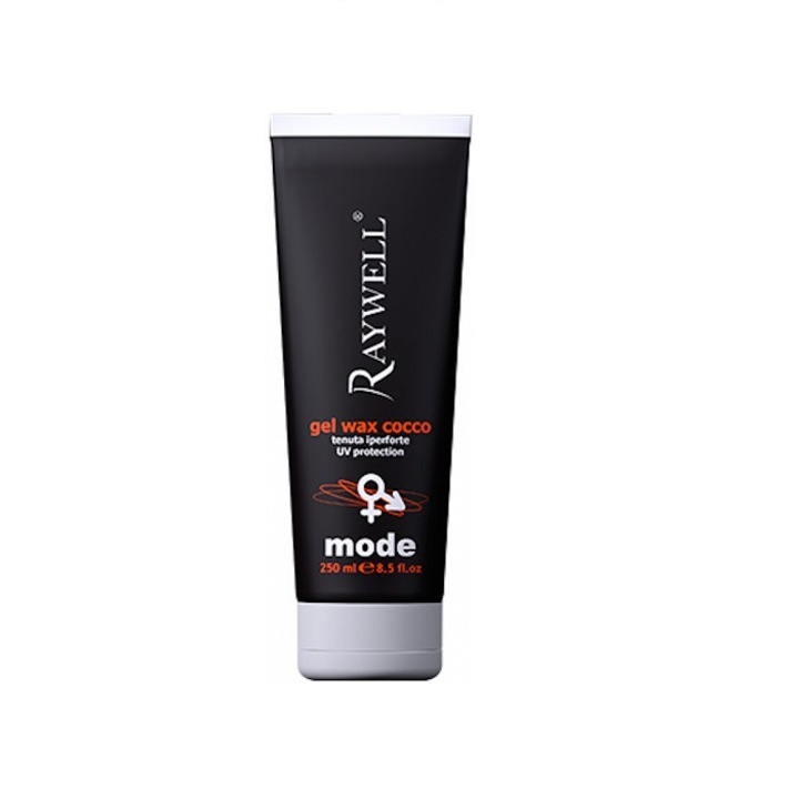 Gel de par Raywell Unisex Mode Cocco Wax Extra Strong, Toate tipurile de par, 250ml