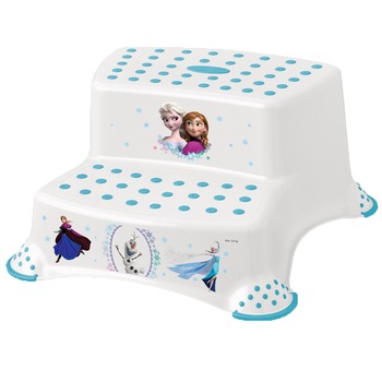 Inaltator cu doua trepte pentru toaleta si chiuveta Keeeper Frozen 058109, Alb Inaltator cu doua trepte pentru toaleta si chiuveta Keeeper Frozen 058109, Alb