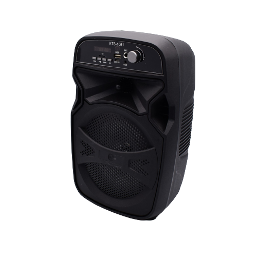 Boxa Portabila, MP3, TF/USB, Bluetooth, Radio FM, Putere 10W, 85 dB, Telecomanda si Microfon, Negru