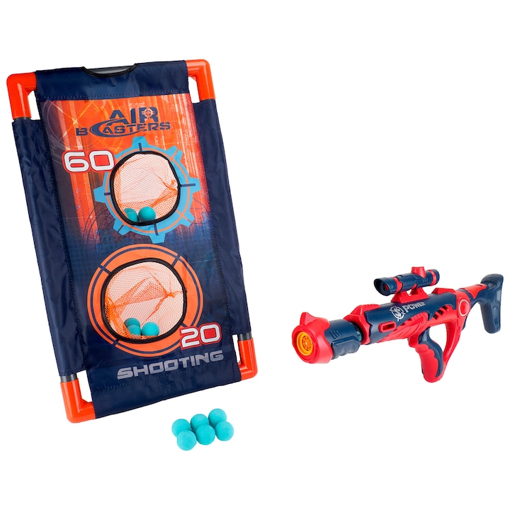 Комплект King Sport cнайперска пушка, EVA гъба, топчета и мишена