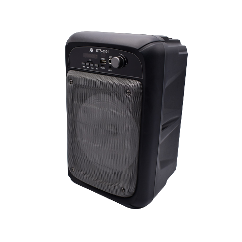 Boxa Portabila, MP3, TF/USB, Bluetooth, Radio FM, Putere 20W, 85 dB, Lumini, Telecomanda si Microfon, Negru