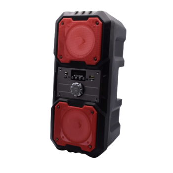 Boxa Portabila, MP3, TF/USB, Bluetooth, Radio FM, Putere 10W, 85 dB, Telecomanda, Negru/Rosu Boxa Portabila, MP3, TF/USB, Bluetooth, Radio FM, Putere 10W, 85 dB, Telecomanda, Negru/Rosu