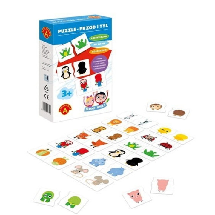 Puzzle elöl és hátul, Alexander, 48 darab