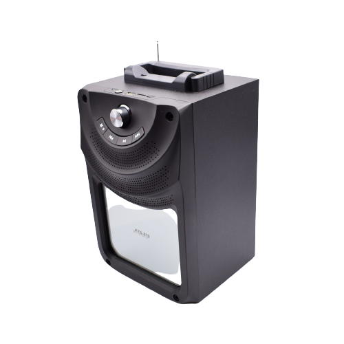 Boxa Portabila, Design Modern, MP3, TF/USB, Bluetooth, Radio FM, Putere 20W, 80dB, Telecomanda, Lumini, Ergonomica, Rosu