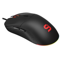 Mouse Gaming SPC Gear GEM, 3000DPI, Senzor PMW3325, Negru