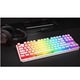 Клавиатура Gaming SPC GK630K Kailh BLUE RGB Pudding Edition Onyx White, Механична, Full RGB, Switch Blue