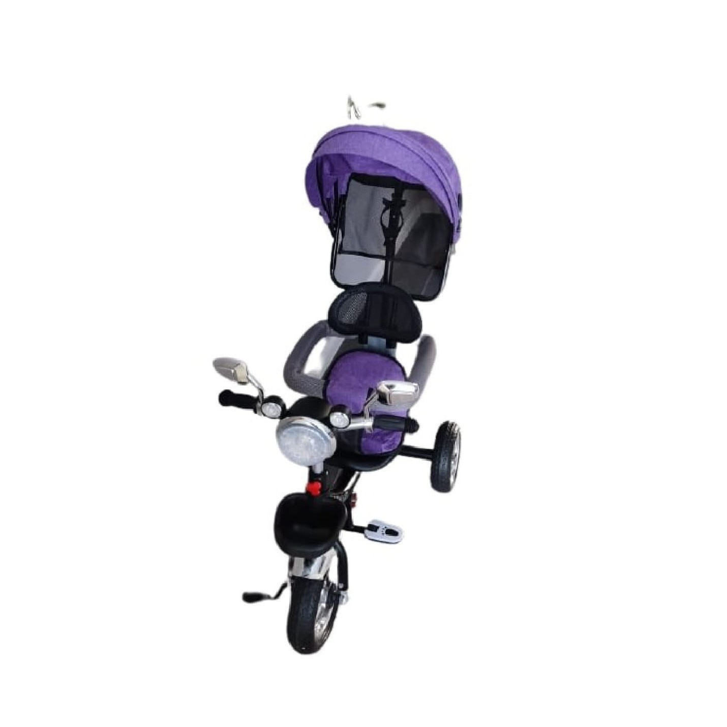 Already damage amateur Tricicleta copii Go Kart Simple 8-36 luni, roti plastic, suport picioare,  maner parentalsuport bidon apa, cosulet jucarii, culoare mov - eMAG.ro