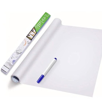 Abtibild sticker autocolant tabla de scris, alb, 200x 45 cm, pentru prezentari sau copii Abtibild sticker autocolant tabla de scris, alb, 200x 45 cm, pentru prezentari sau copii