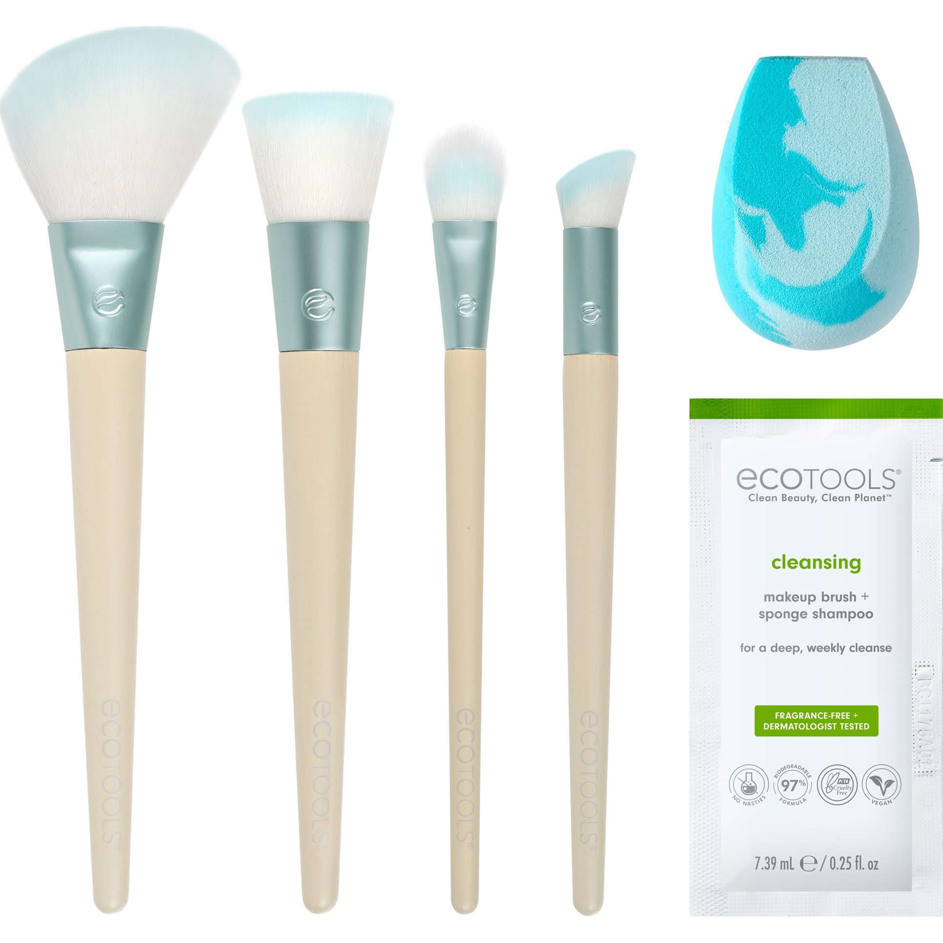 Комплект аксесоари за грим EcoTools Ready, Set, Glow - eMAG.bg