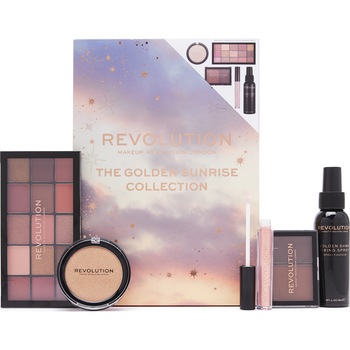 Set cadou Makeup Revolution: Revolution The Golden Sunrise Collection Set cadou Makeup Revolution: Revolution The Golden Sunrise Collection