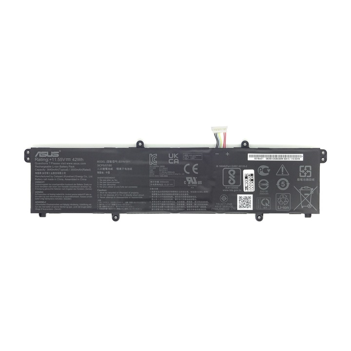 Baterie Asus model B31N1911 pentru X421DA, X421EA, X421EP, X421EQ, X421FA, X421FF, X421FP, X421FQ, X421IA, X421JA, X421JP, X421UA