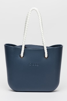 O bag - Чанта за рамо с лого, Тъмносин