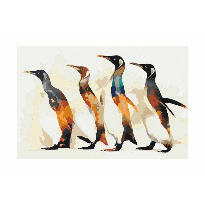 Kifestő Artgeist, Penguin Family, 60 x 40 cm