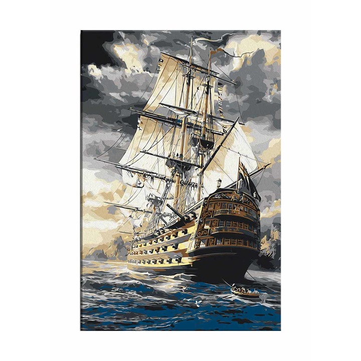 Pictura pe numere Artgeist, Frigate, 40 x 60 cm