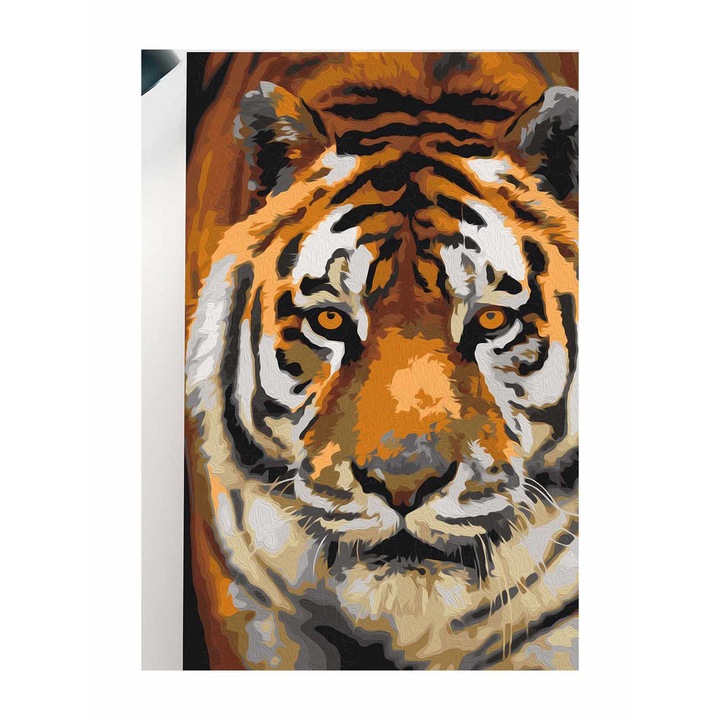 Pictura pe numere Artgeist, Asian Tiger, 40 x 60 cm