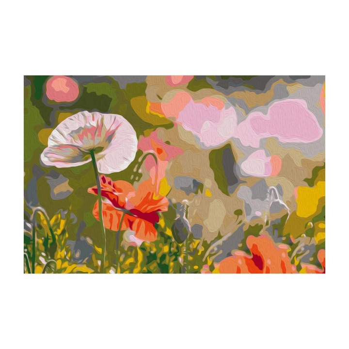 Pictura pe numere Artgeist, Colorful Meadow, 60 x 40 cm