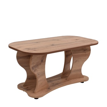 Masa Cafea, PRESTIGE, 92x50x48cm, nuc deschis Masa Cafea, PRESTIGE, 92x50x48cm, nuc deschis