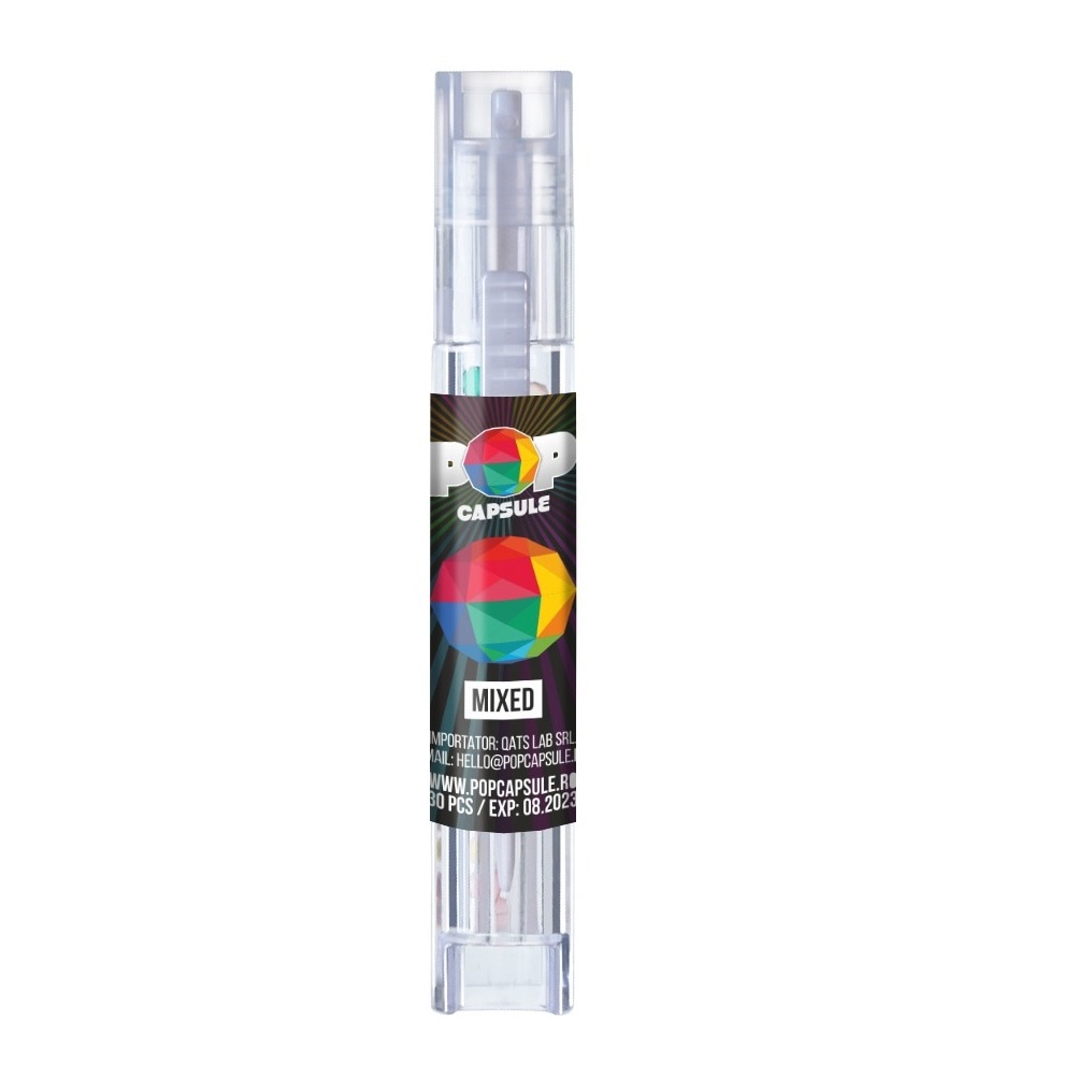 Set Capsule aromatizante pentru tigari POPS –cu aplicator , aroma mix , 30 buc