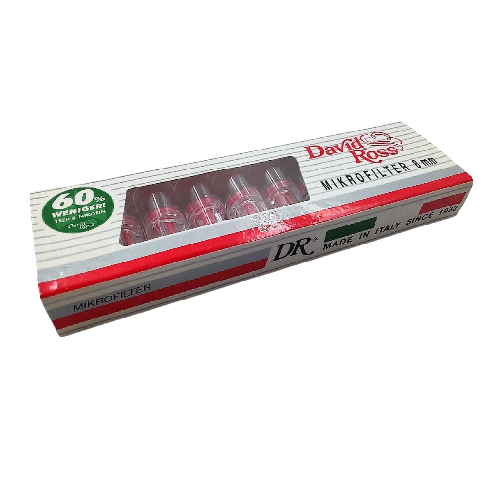 Vape shop David Ross Filtre 8mm (x10) - Filtre anti goudron - SmokingBox