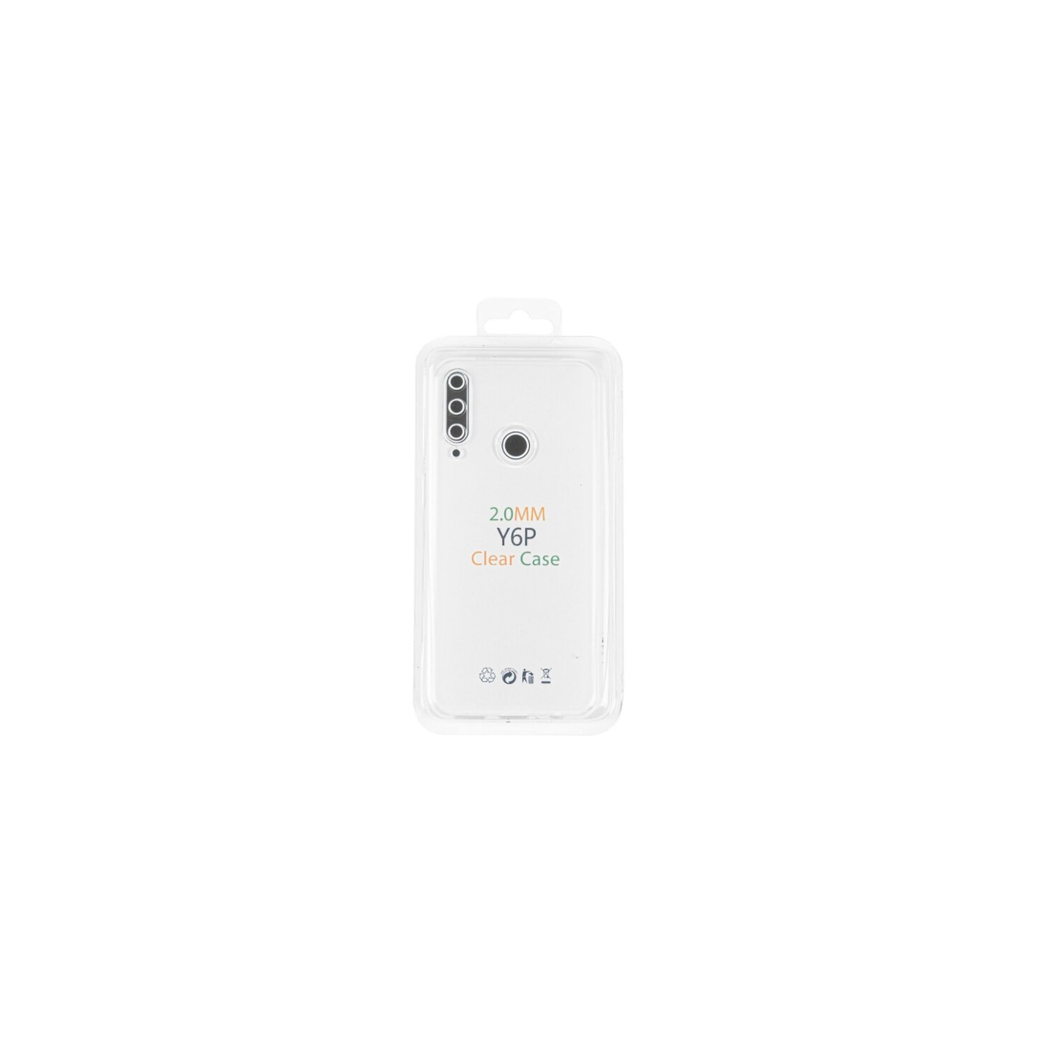 Husa de protectie pentru Huawei Y6P cu protectie camera, Transparent