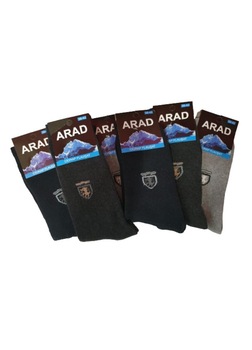 Set 6 ciorapi flausati barbatesti, 80% Bumbac, 39-42, Multicolor Set 6 ciorapi flausati barbatesti, 80% Bumbac, 39-42, Multicolor