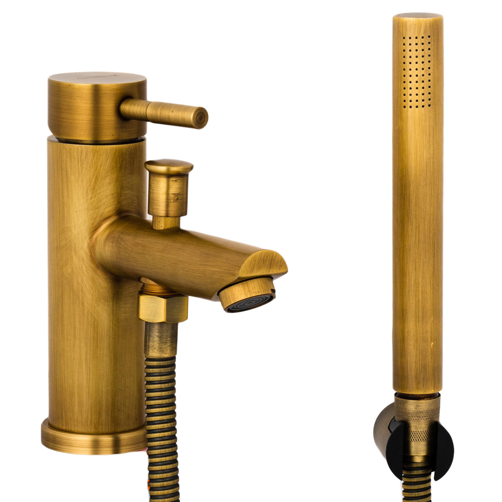 Baterie lavoar cu dus TRENDY'S, bronz antichizat