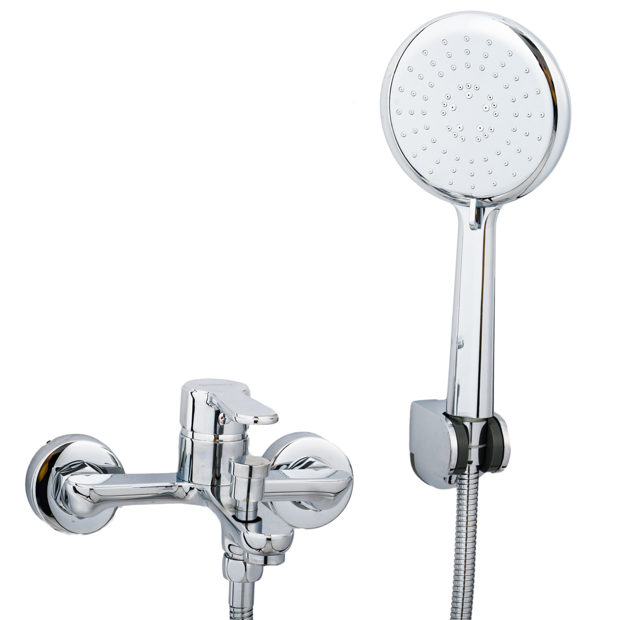 Baterie cada TRENDY'S, pipa fixa crom lucios