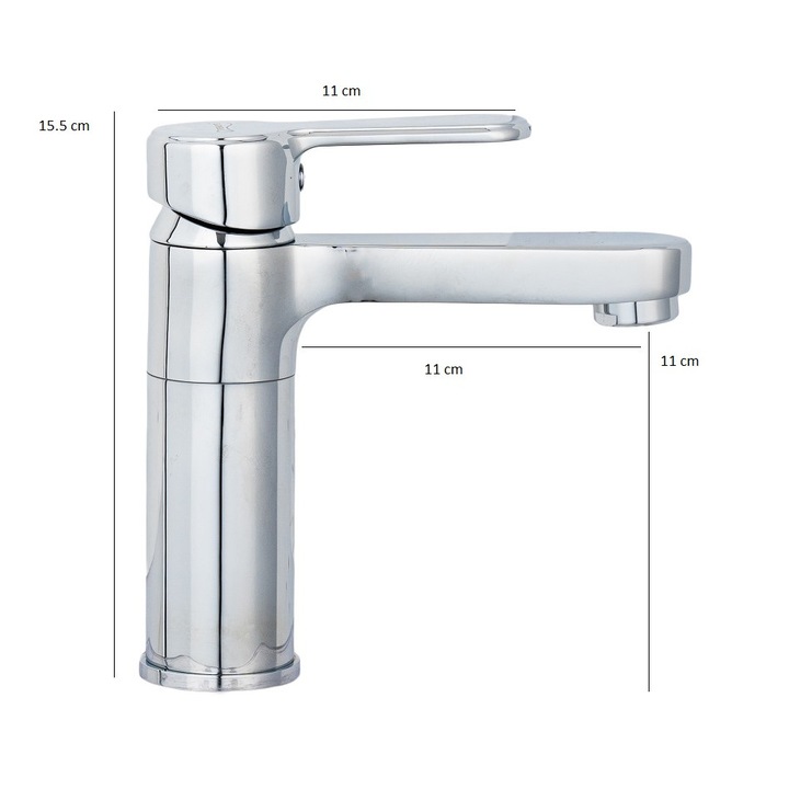 Смесител за мивка TRENDY'S, Хром