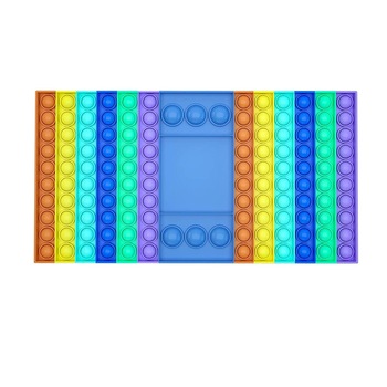 Joc din silicon interactiv antistres cu zaruri, Pop it Now and Flip It, Multicolor Joc din silicon interactiv antistres cu zaruri, Pop it Now and Flip It, Multicolor