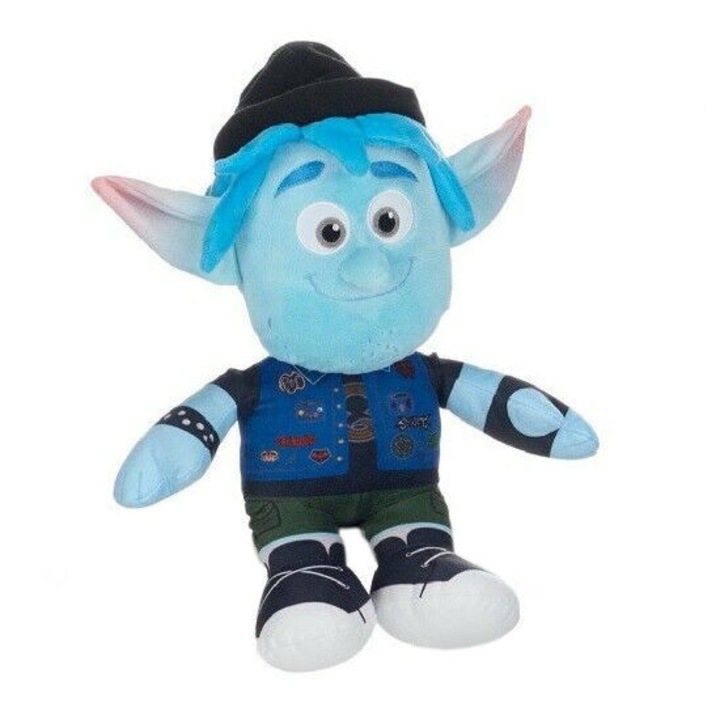 Jucarie de plus, Disney, Barley, 30 cm, Albastru