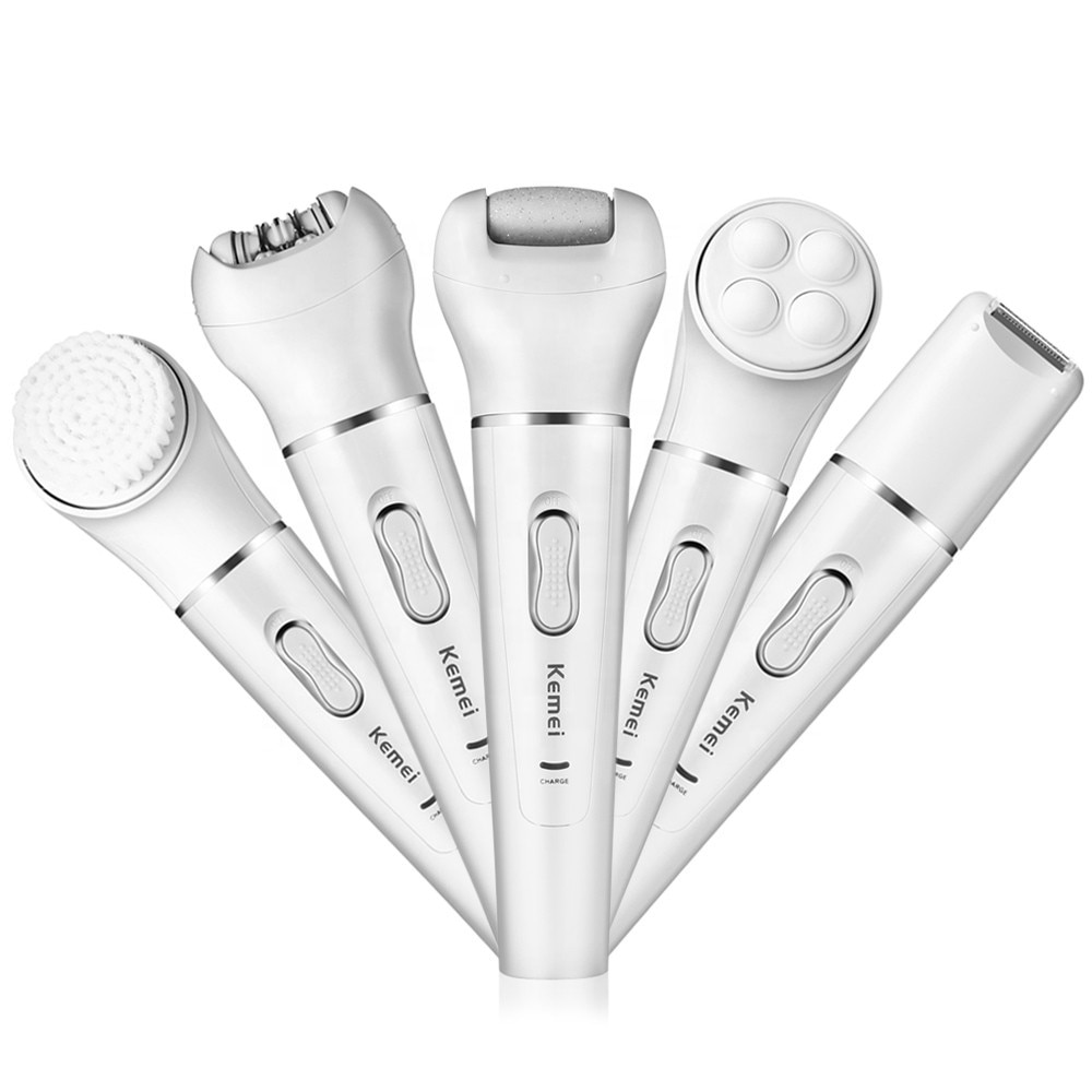Epilator, Kemei, 5 in 1, Alb eMAG.ro