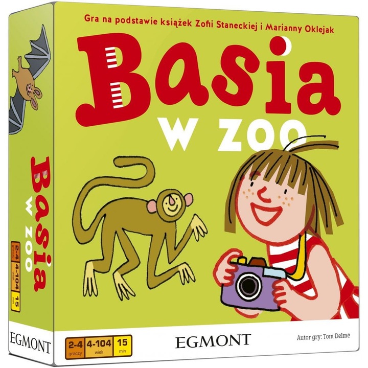 OEM Egmont Game Basia at the Zoo Társasjáték, 2-4 Játékos, 4+ Év, Többszínű