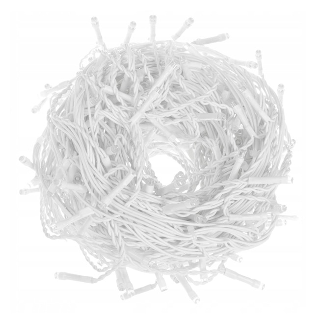 Instalatie decorativa cu 500 LED-uri, pentru Craciun, tip Perdea, cu 8 functii, 20 m, 220V, multicolor