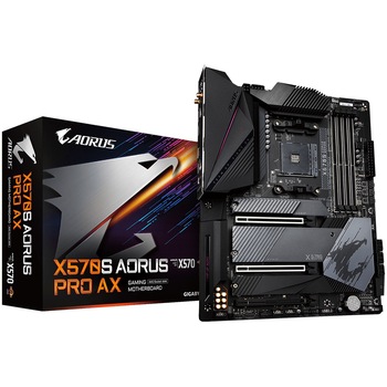 Placa de baza Gigabyte X570S AORUS PRO AX, socket AM4