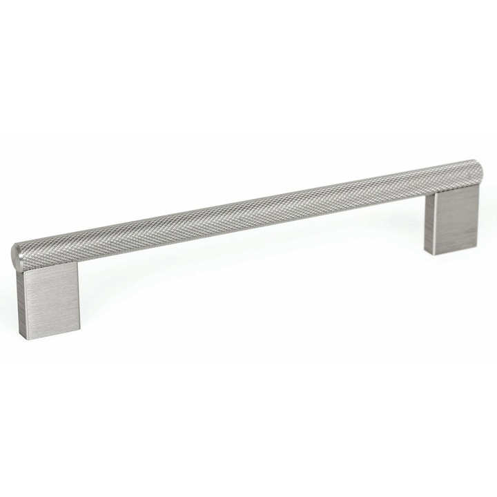 Maner pentru mobila Graf Big, finisaj otel inoxidabil, L 224 mm