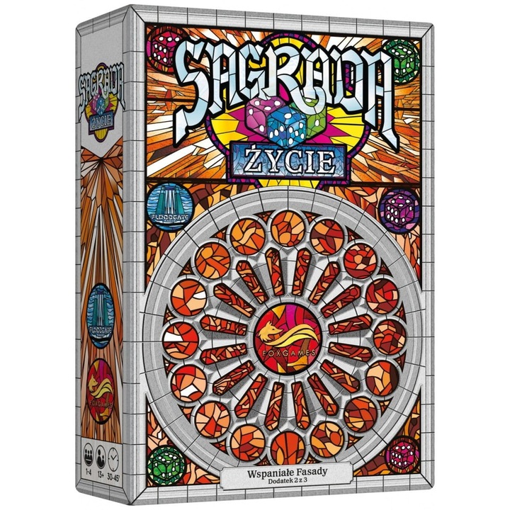 Fox Game Sagrada Life Expansion, 1-4 játékos, 13 év felett