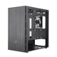 Cooler Master Midi - MasterBox MB400L Кутия за компютър, Разширителни слотове: 3,5" x 2; 2,5" x 2, 120 mm x 1 вентилатор, 1x 3,5 mm жак конектор, USB конектор x 2, черен