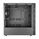 Cooler Master Midi - MasterBox MB400L Кутия за компютър, Разширителни слотове: 3,5" x 2; 2,5" x 2, 120 mm x 1 вентилатор, 1x 3,5 mm жак конектор, USB конектор x 2, черен